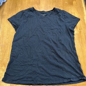Athleta Black Short Sleeve Shirt Size XL